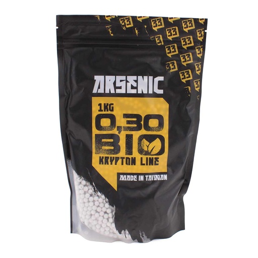 [ARS-16031] BOLAS ARSENIC KRYPTON BIO 0.30G 1KG BLANCA