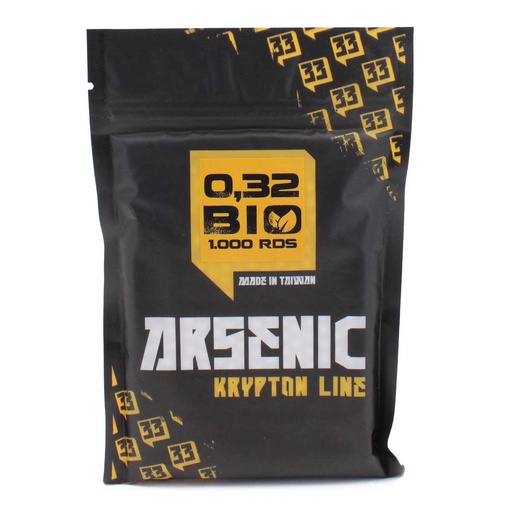 [ARS-16032] BOLAS ARSENIC KRYPTON BIO 0.32G 1000RDS BLANCA