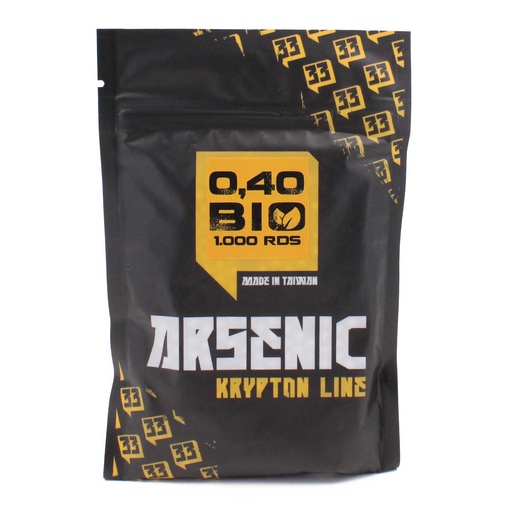 [ARS-16034] BOLAS ARSENIC KRYPTON BIO 0.40G 1000RDS BLANCA