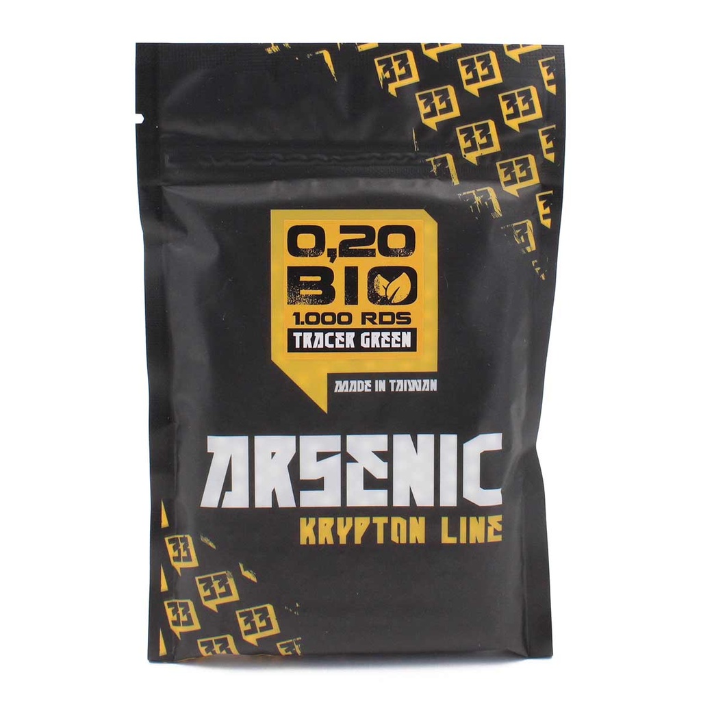 BOLAS ARSENIC KRYPTON BIO TRAZADORA 0.20G 1000RDS VERDE