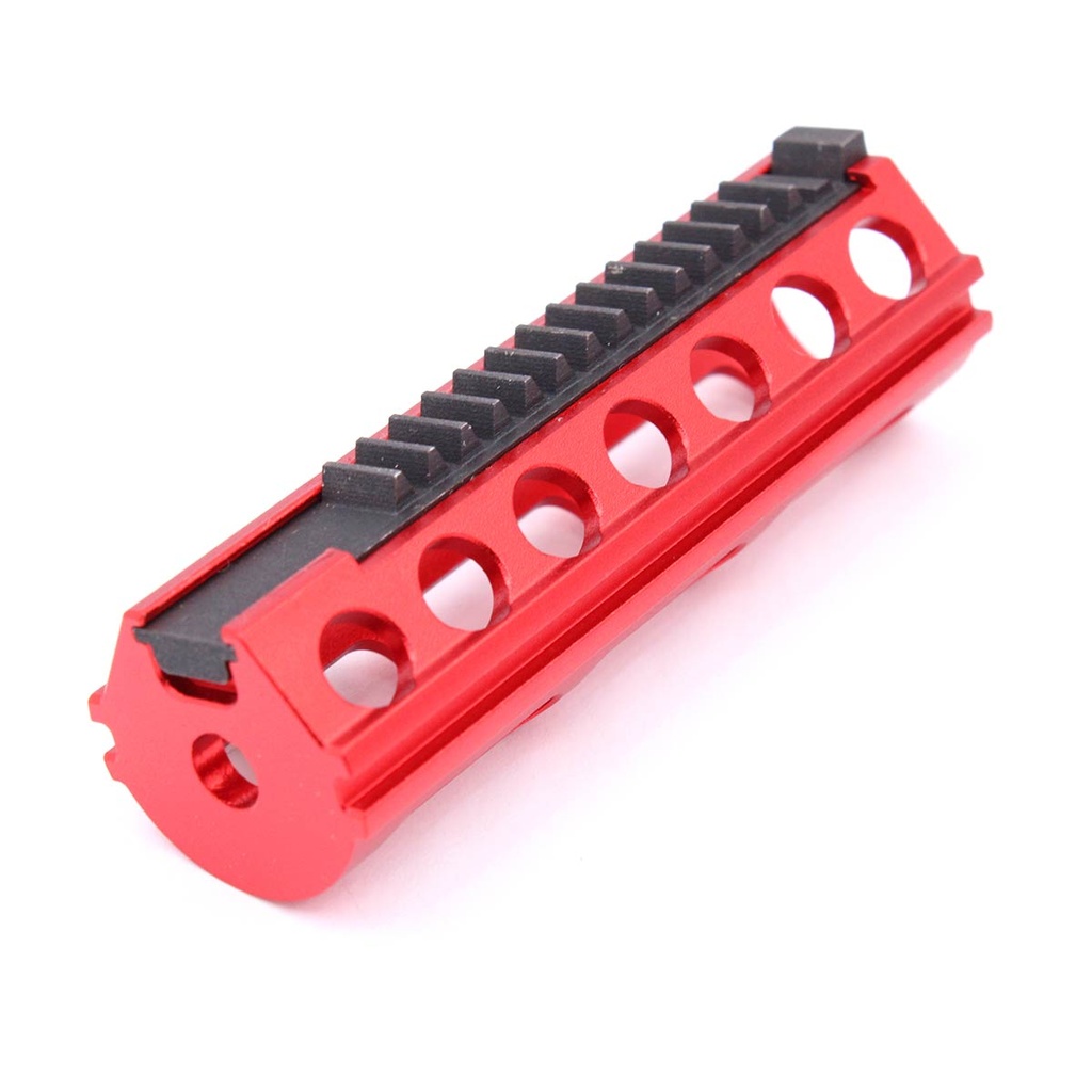 PISTON ALIGERADO SHS ALUMINIO 14 DIENTES METALICOS ROJO