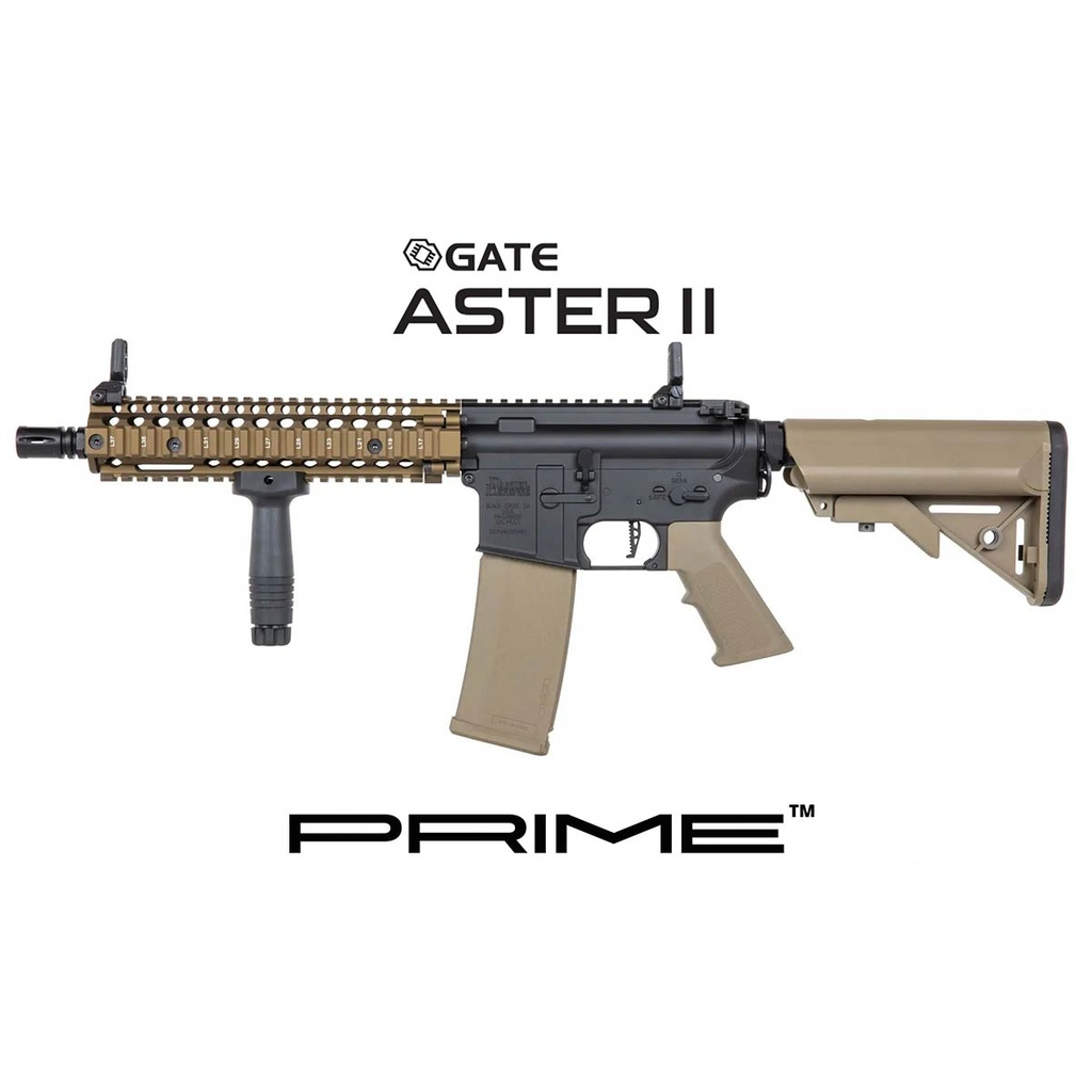 FUSIL SPECNA ARMS PRIME DANIEL DEFENSE MK18 SA-P19 ASTER II BRUSHLESS NEGRO-BRONCE