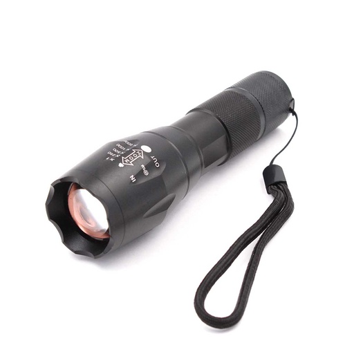 [SD-5613] LINTERNA SANDA LED 1200M RECARGABLE NEGRA