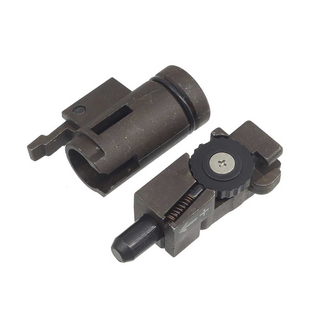 GUNS MODIFY MARUI MWS SET HOP UP BASE AND ADJUSTER NEGRO