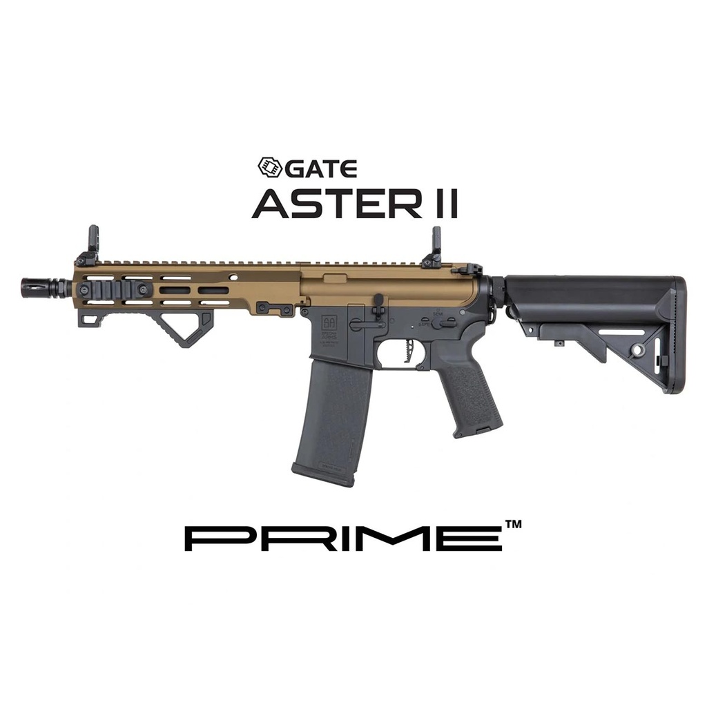 FUSIL SPECNA ARMS PRIME SA-P23 ASTER II BRUSHLESS NEGRO-BRONCE