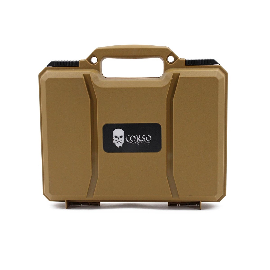 MALETIN PISTOLA CORSO RIGIDO CORSAIR MK1 29CM COYOTE