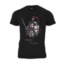 CAMISETA IMMORTAL CABALLEROS TEMPLARIOS NEGRA