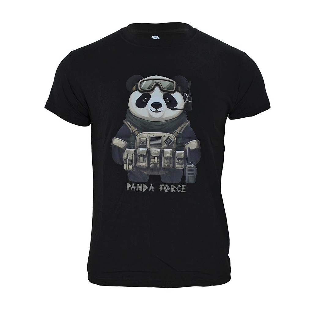 CAMISETA IMMORTAL PANDA FORCE NEGRA