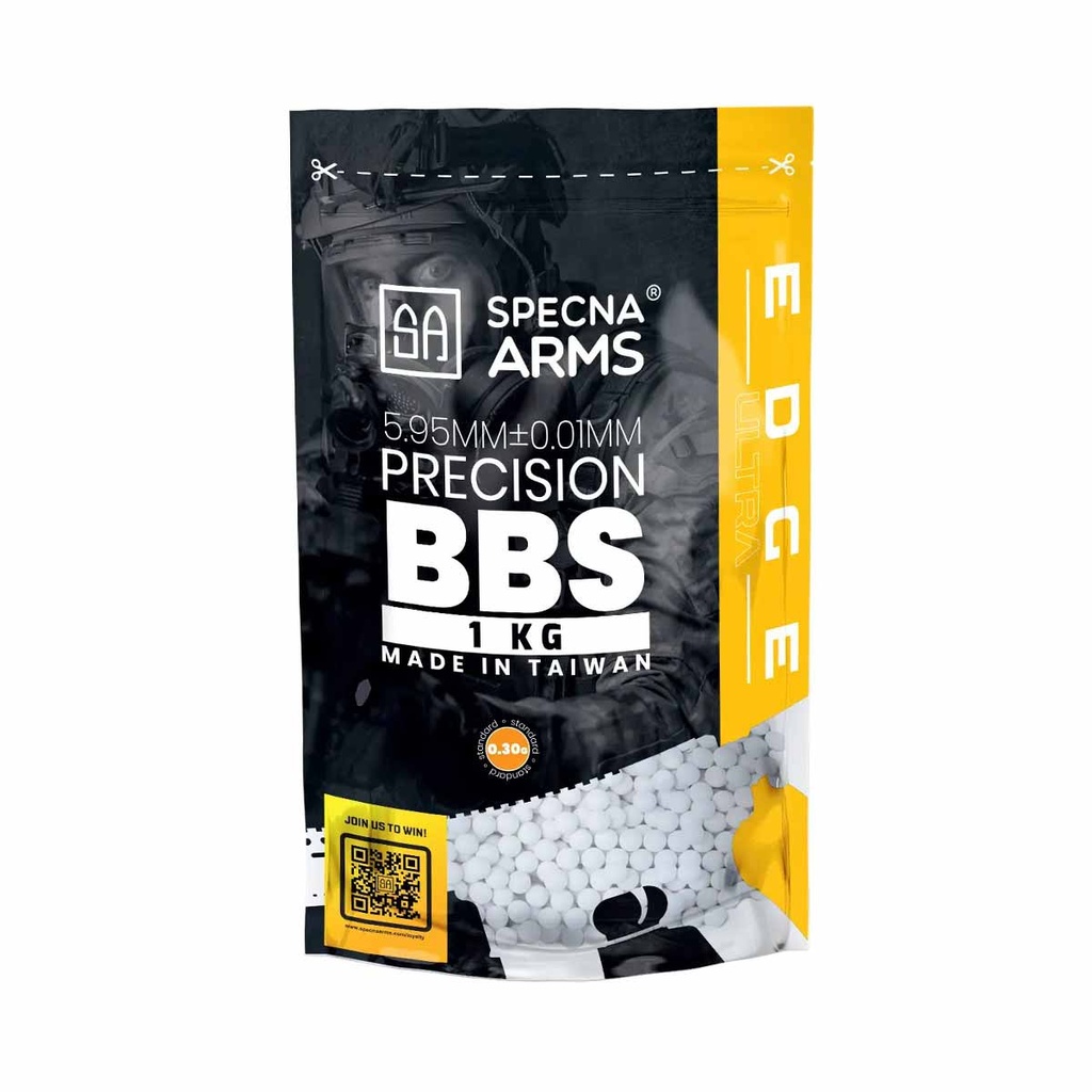 BOLAS SPECNA ARMS EDGE ULTRA 0.30G PRECISION 1KG BLANCA