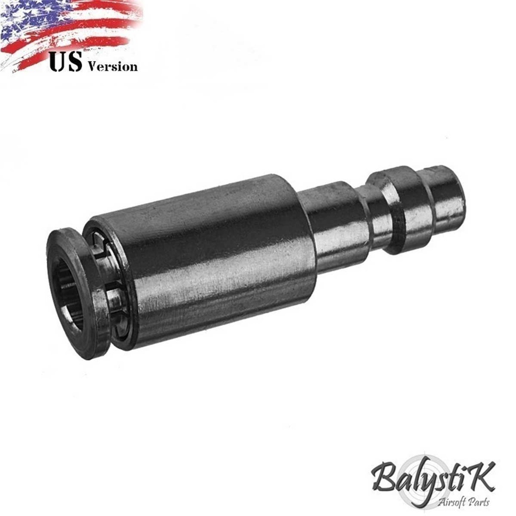 CONECTOR MACHO BALYSTIK PARA MANGUERA DE 6MM US