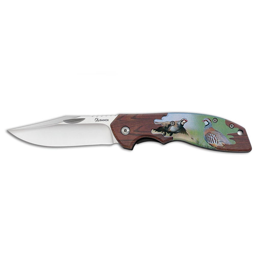 NAVAJA ALBAINOX ABS 3D PERDIZ MARRON