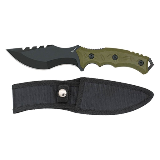 [32790] CUCHILLO ALBAINOX ABS NEGRO-VERDE
