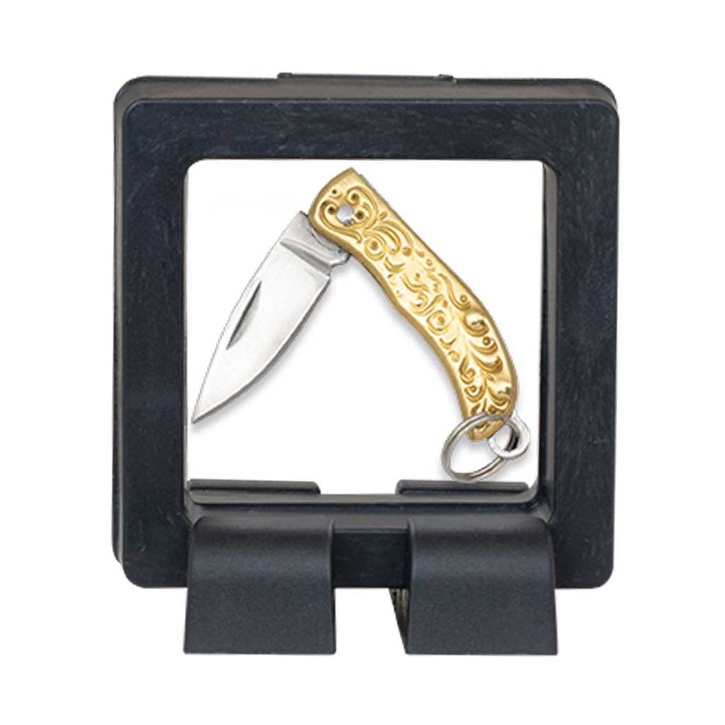 NAVAJA ALBAINOX MINIATURA DIJE 2.8 CM DORADO