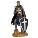 FIGURA TEMPLARIA TOLE 10 CALAVERA ESCUDO