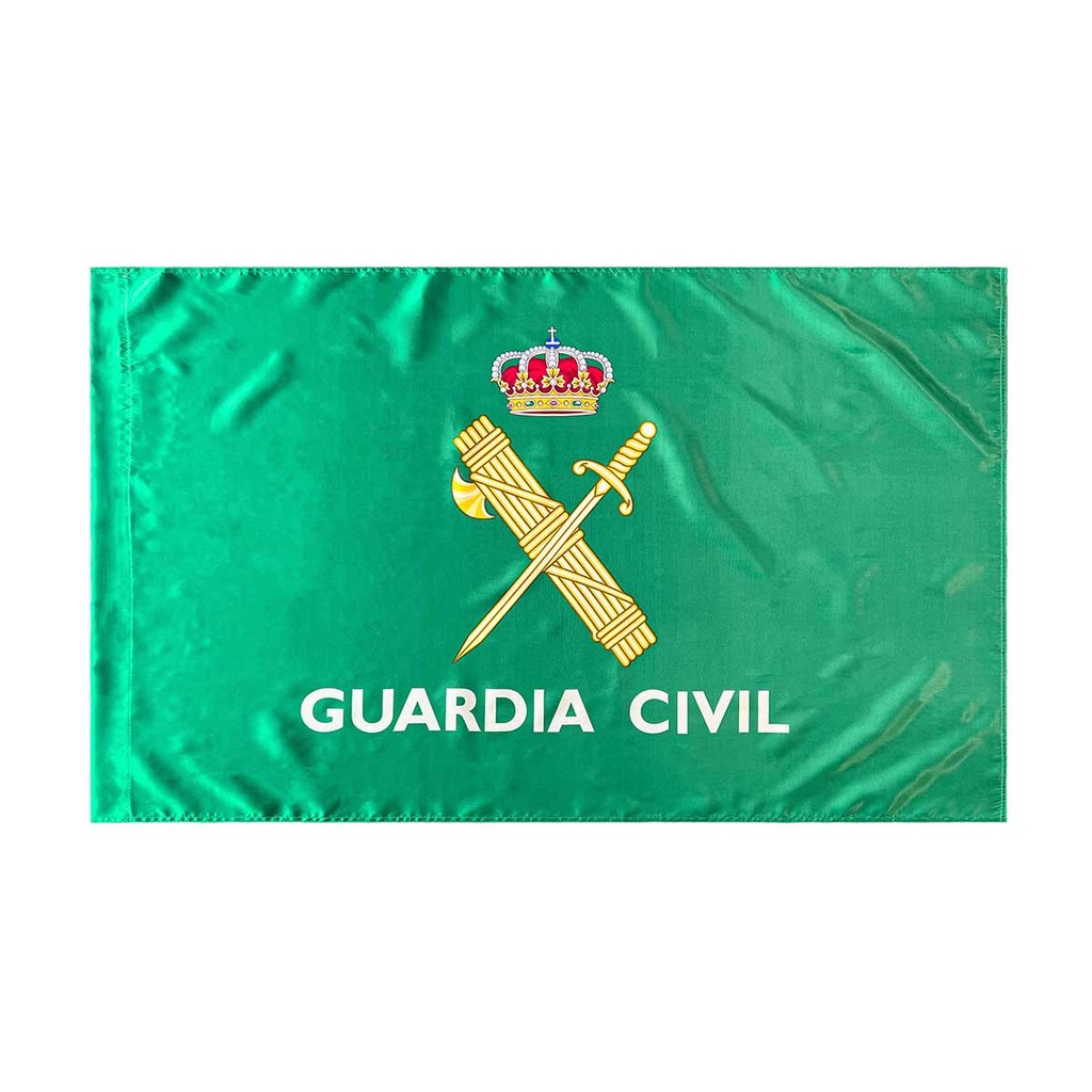 BANDERA GUARDIA CIVIL RASO 150 X 90 CM VERDE