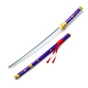 KATANA MADERA BAMBU C/LED 3100 OPC 102CM MORADA