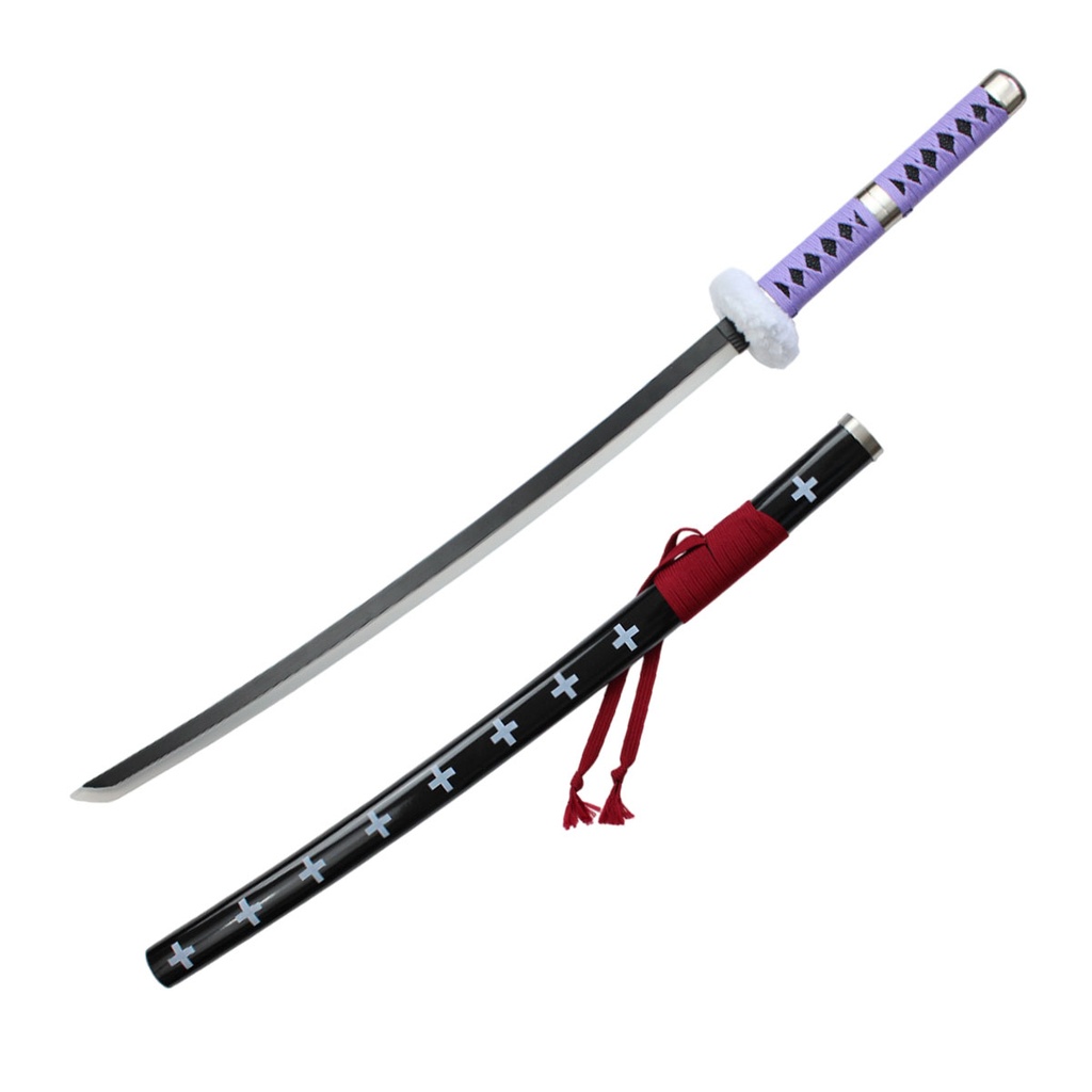 KATANA C/LED 1110 OPC 104CM ACERO NEGRA/MORADA