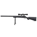 FUSIL SPECNA ARMS SA-S12 EDGE VSR-10 C/ VISOR Y BIPODE NEGRO