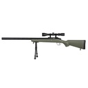 FUSIL SPECNA ARMS SA-S12 EDGE VSR-10 C/ VISOR Y BIPODE VERDE