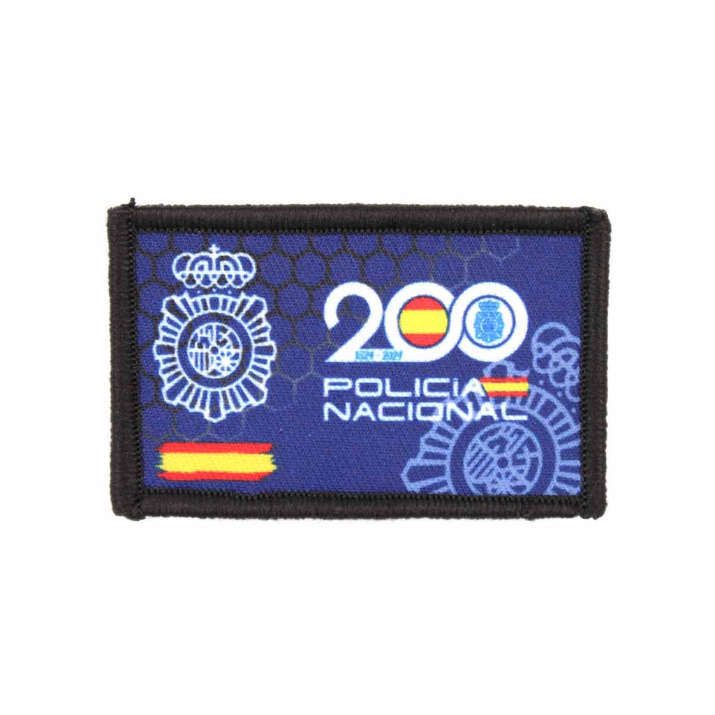 PARCHE IMMORTAL SUBLIMACION POLICIA 200 ANIVERSARIO AZUL