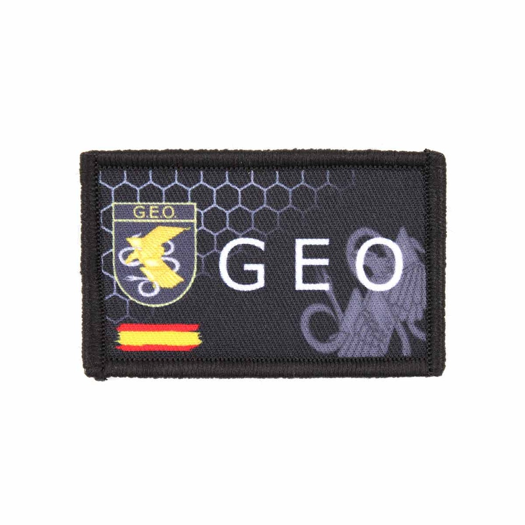 PARCHE IMMORTAL SUBLIMACION G.E.O NEGRO