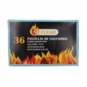 PASTILLAS FUEGO UNIFUEGO 36 UND BLANCAS