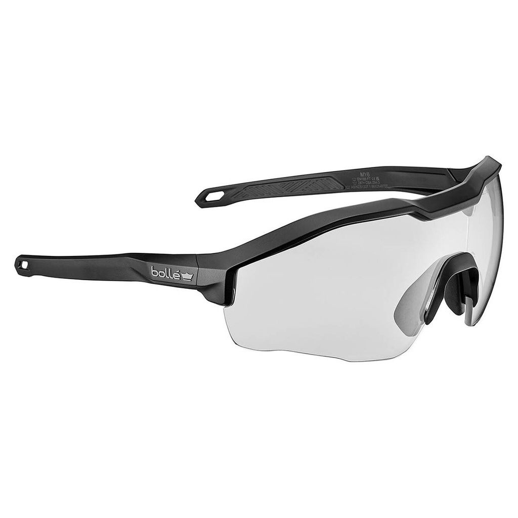GAFA BOLLE MY6 BALISTICA TRANSPARENTE NEGRA