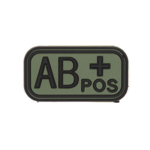 [IW-08450-CO] PARCHE IMMORTAL PVC GRUPO SANGUINEO AB POSITIVO VERDE