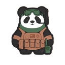 PARCHE IMMORTAL PVC 3D OSO PANDA TACTICO COYOTE