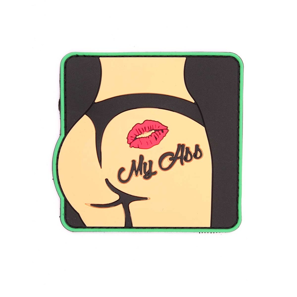 PARCHE IMMORTAL PVC 3D KISS MY ASS NEGRO