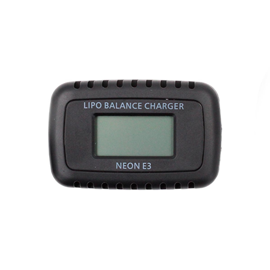 CARGADOR BATERIA BALANCEADOR ARSENIC CON COMPROBADOR NEON-E3 LIPO 7.4V/11.1V NEGRO