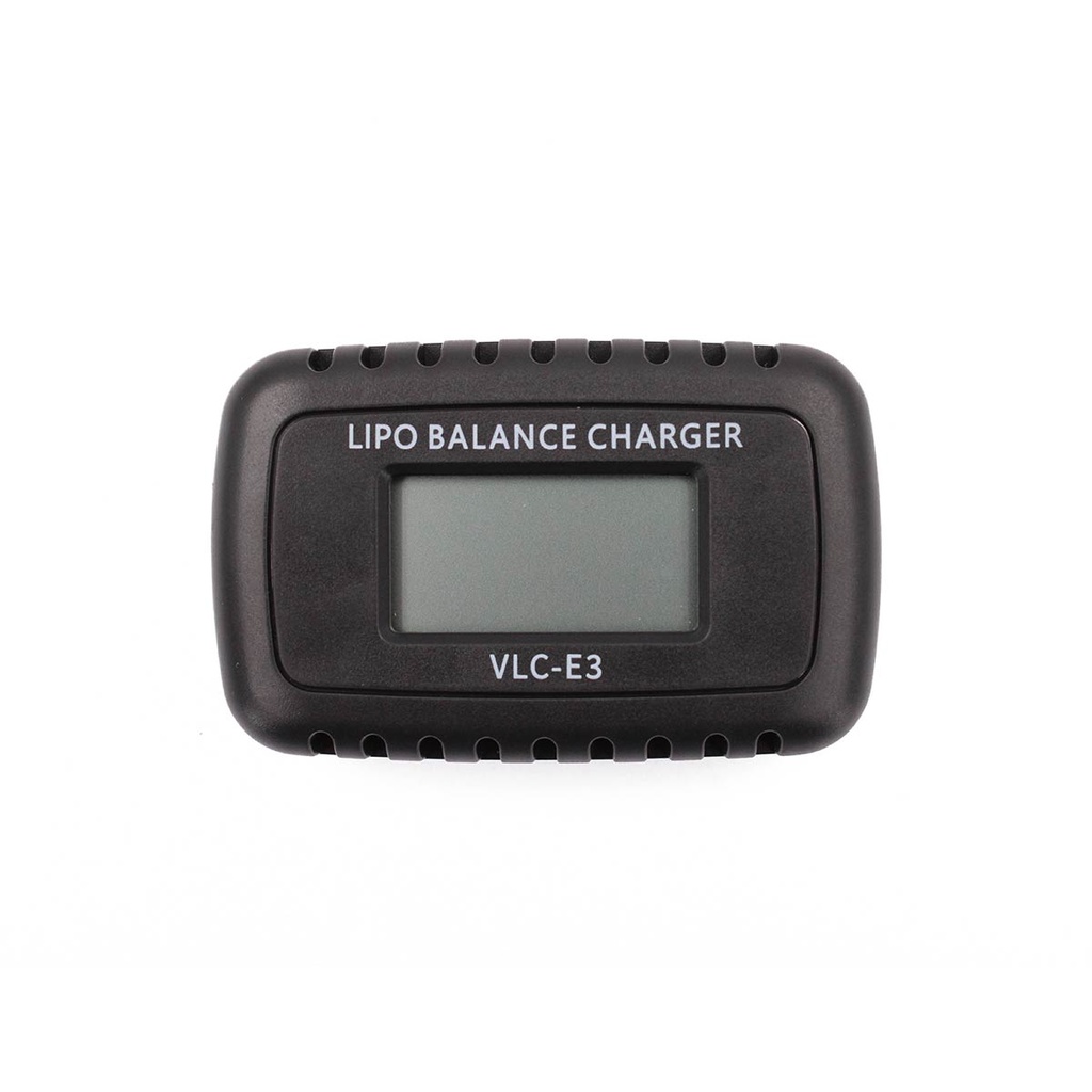 CARGADOR BATERIA BALENCEADOR VLC PRO CON COMPROBADOR VLC-E3 LIPO 7.4V/11.1V NEGRO