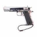LLAVERO PISTOLA 1911 7 CM PLATA