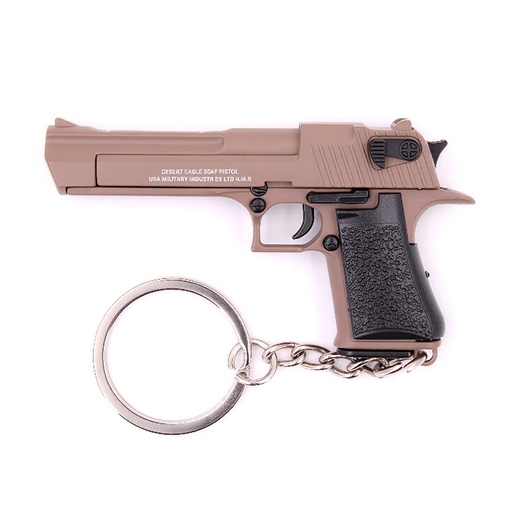 [BH-1567] LLAVERO PISTOLA DESERT EAGLE 6 CM TAN