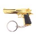 LLAVERO PISTOLA DESERT EAGLE 6 CM DORADO