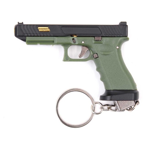 [BH-1572] LLAVERO PISTOLA G34 7,5 CM NEGRO-VERDE