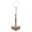 LLAVERO MARTILLO 1247 GOW 6 CM GRIS