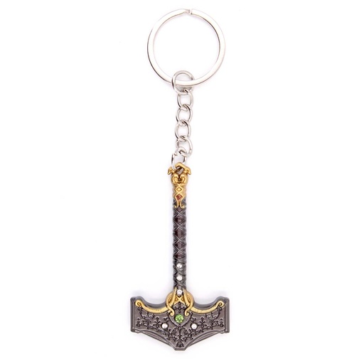[BH-1247] LLAVERO MARTILLO 1247 GOW 6 CM GRIS