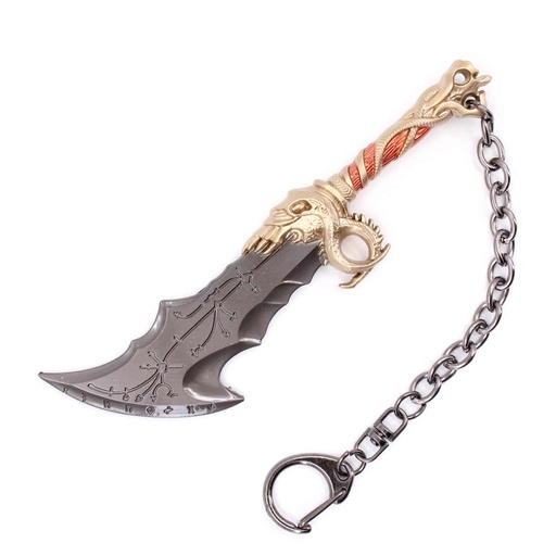 [BH-1253] LLAVERO ESPADA 1253 GOW 13 CM GRIS-DORADO