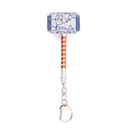 LLAVERO MARTILLO 1555 THR 8 CM PLATA-NEGRO