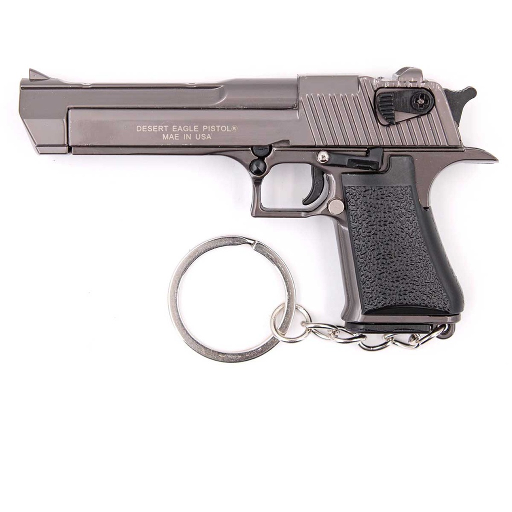 LLAVERO BH PISTOLA DESERT EAGLE 8,9CM GRIS