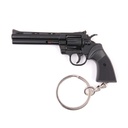 LLAVERO REVOLVER 357 7,3 CM NEGRO