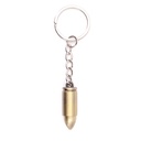 LLAVERO BALA 3,1 CM DORADO