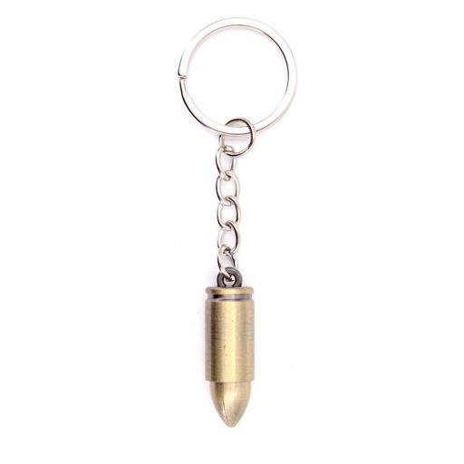 [BH-1590] LLAVERO BH BALA 3,1CM DORADO