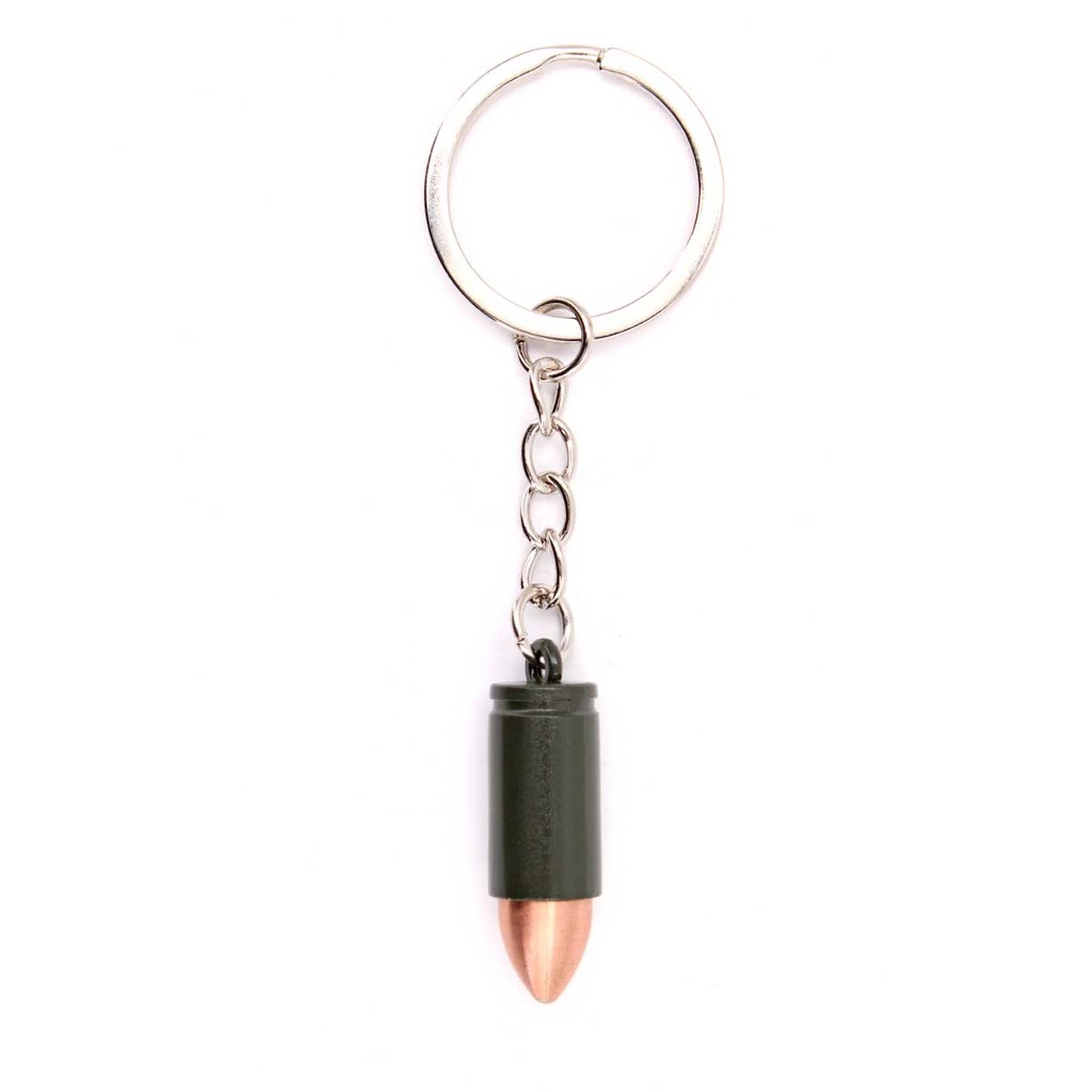 LLAVERO BH BALA 3,1CM VERDE-COBRE