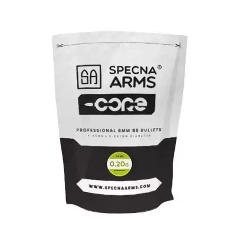 BOLAS SPECNA ARMS CORE BIO 0.20G 0.5KG BLANCA