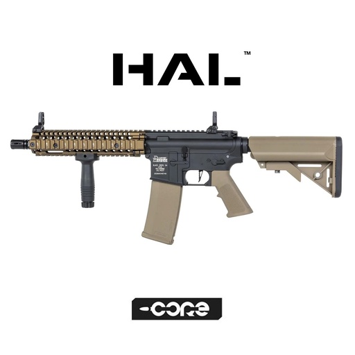 [SPE-01-041706-00] FUSIL SPECNA ARMS DANIEL DEFENSE SA-C19 CORE GEN.2 HAL ETU ASG NEGRO-BRONCE