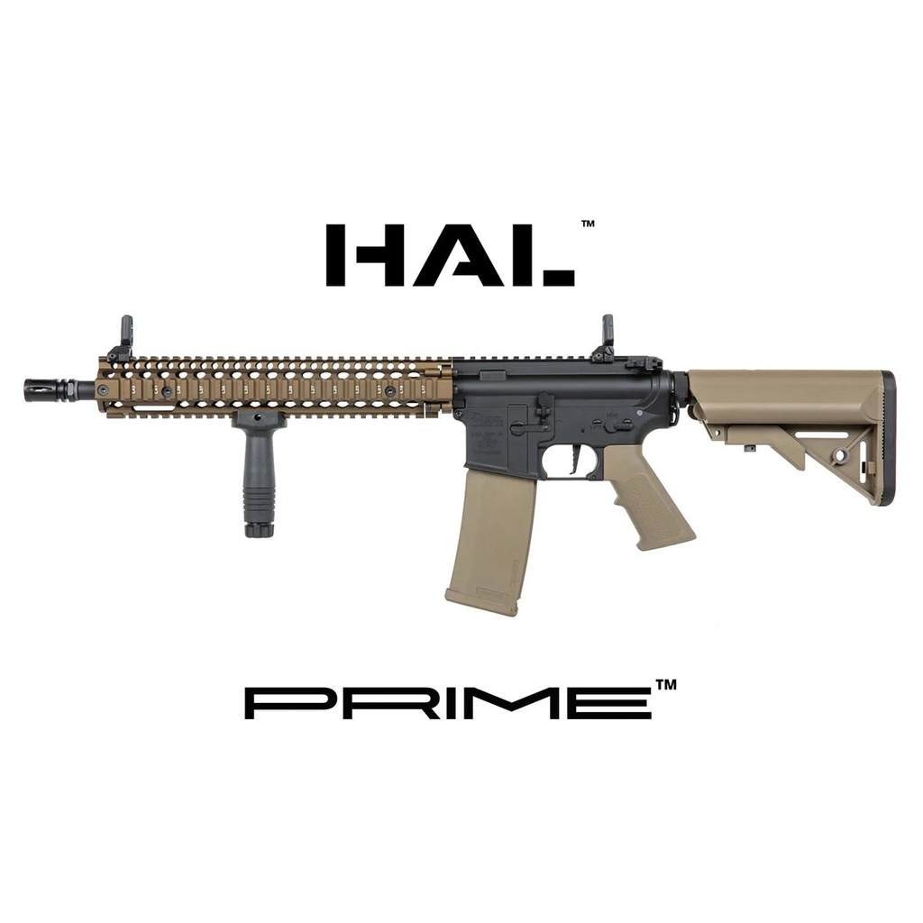 FUSIL SPECNA ARMS PRIME DANIEL DEFENSE MK18 SA-P26 HAL ETU BRUSHLESS NEGRO-BRONCE