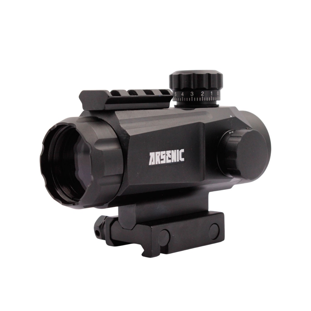 VISOR ARSENIC ARGON RED DOT AS35MR NEGRO