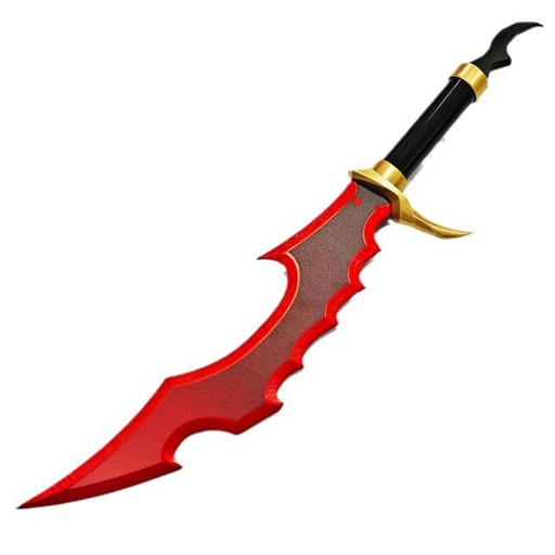 [BH-3082] ESPADA BH MADERA 3082 SLV 60CM NEGRA-ROJA